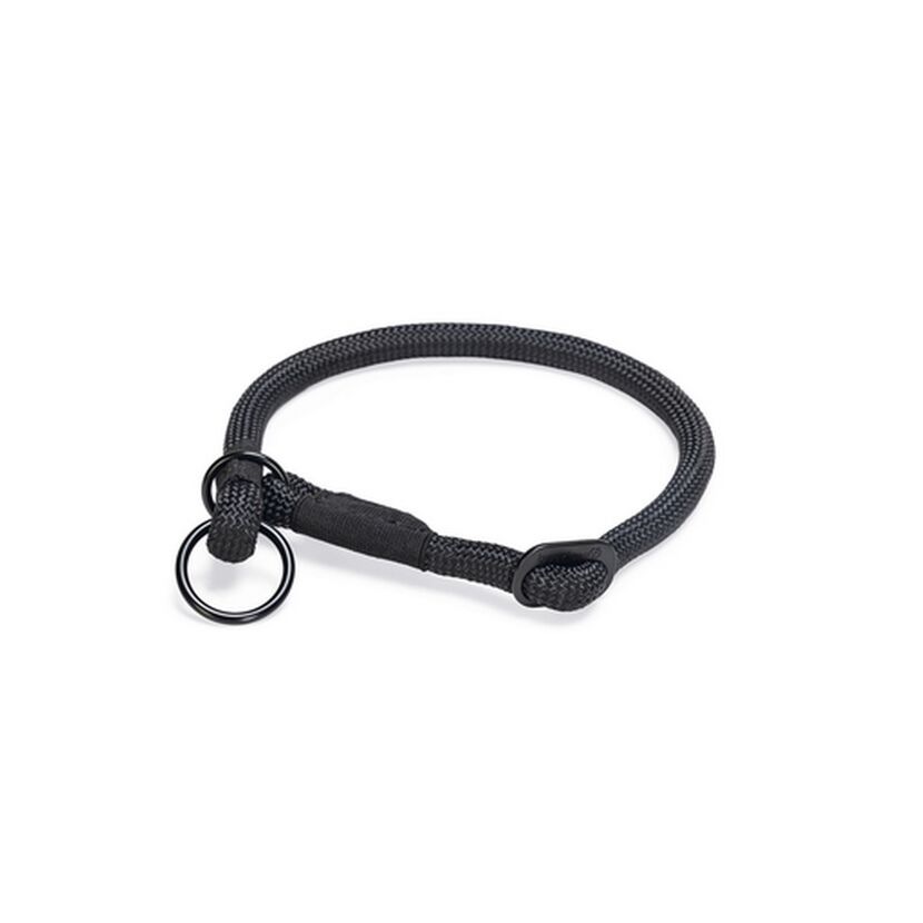 Hundehalsband 'Parinca Premium' schwarz 50 x 1,2 cm