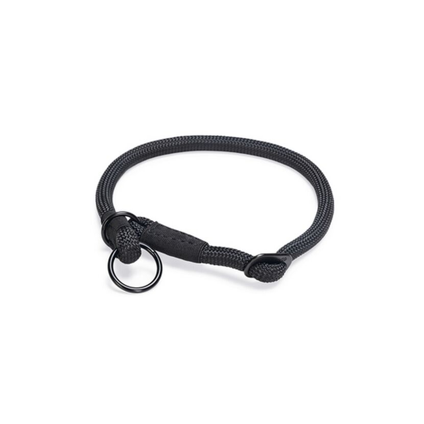 Hundehalsband 'Parinca Premium' schwarz 55 x 1,2 cm