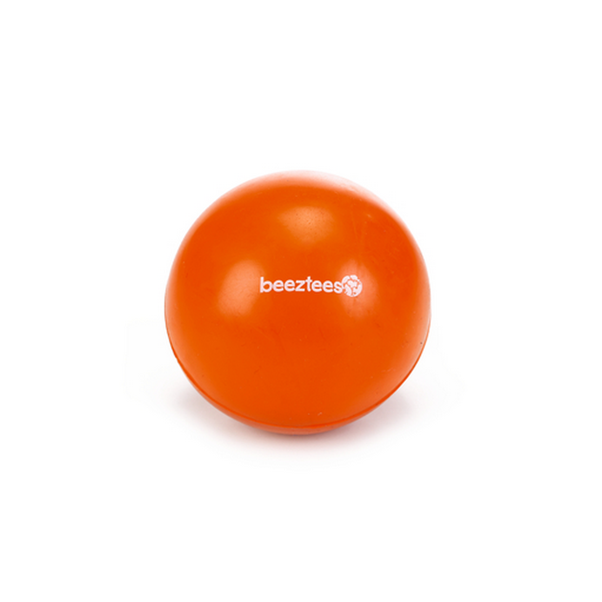 Hundespielzeug Vollgummiball 'Spielball Nr.1' orange Ø 9 cm