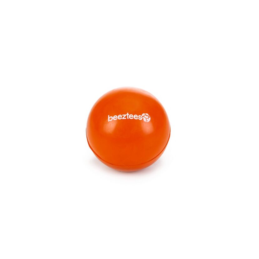 Hundespielzeug Vollgummiball 'Spielball Nr.1' orange Ø 6,5 cm