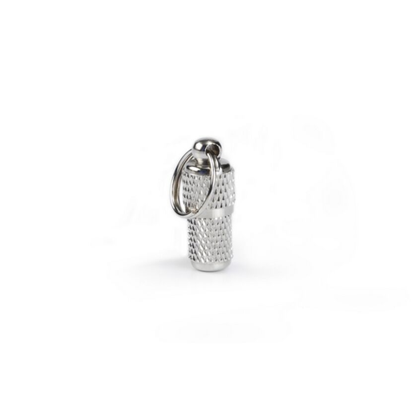 Adresstube silber für Katzenhalsband Ø 8 x 21 mm