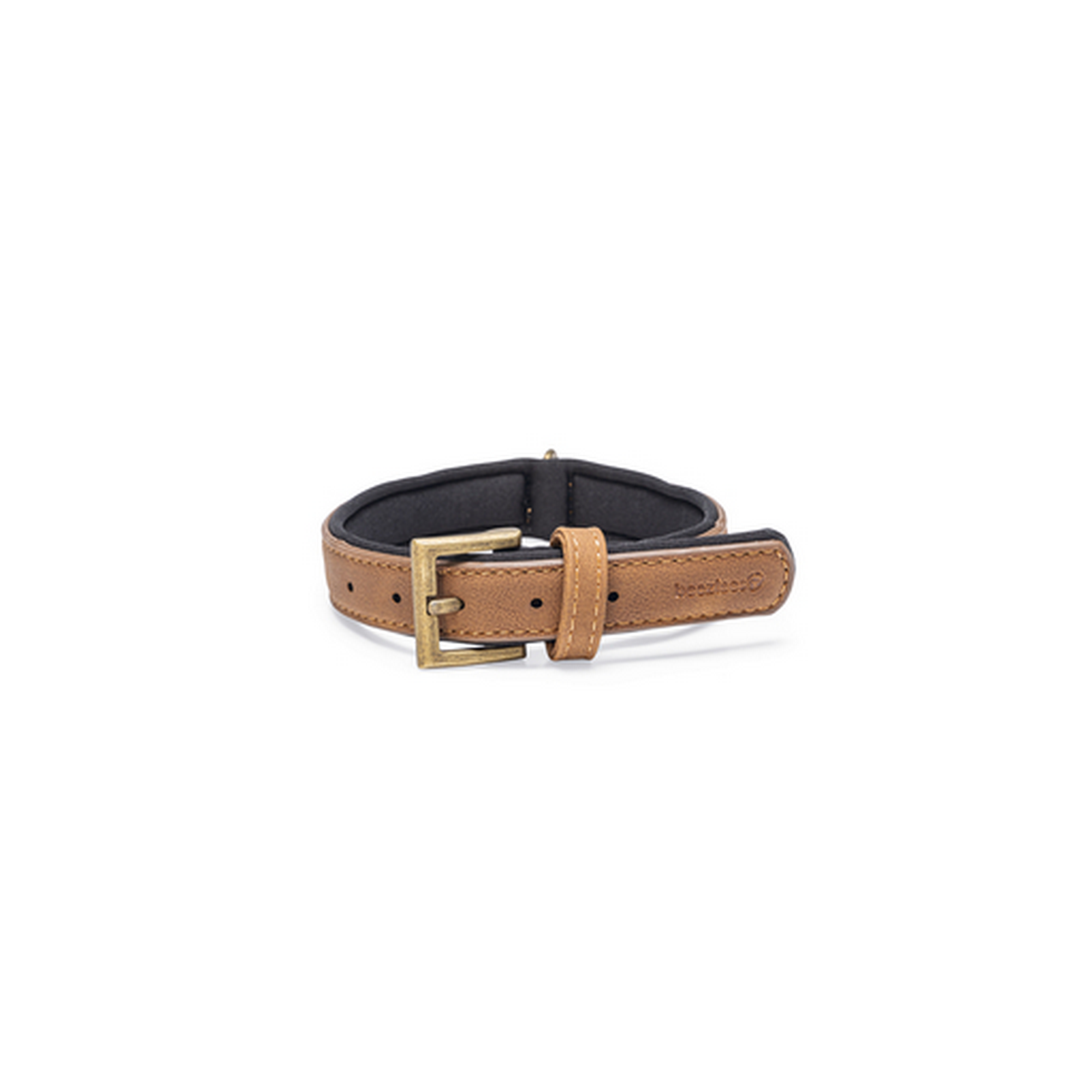 Hundehalsband 'Balacron AX' Kunstleder braun 31-39 x 2 cm