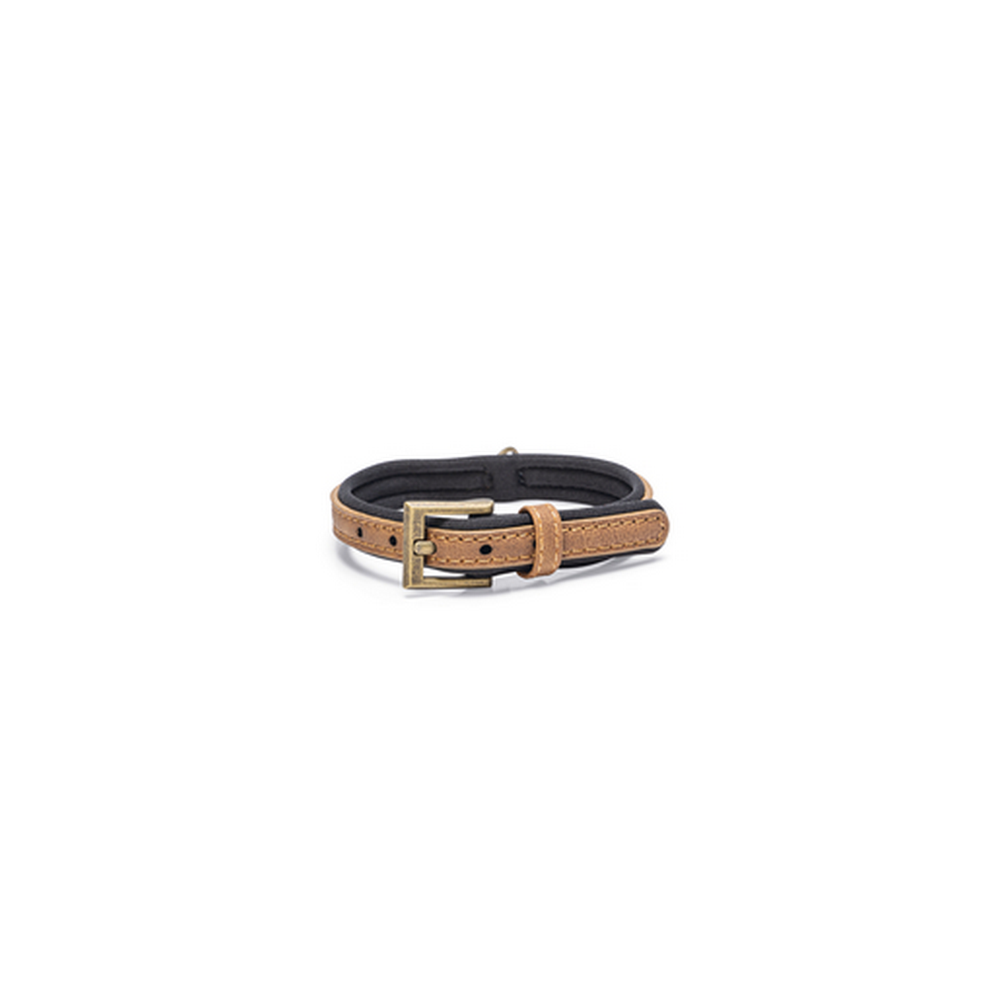 Hundehalsband 'Balacron AX' Kunstleder braun 24-30 x 1 cm
