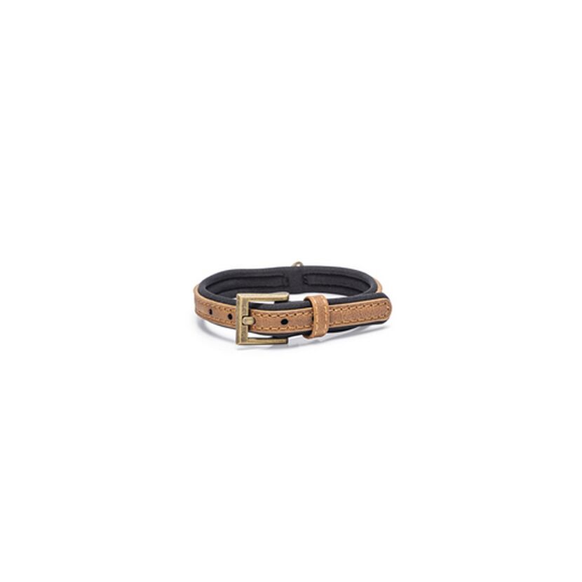 Hundehalsband 'Balacron AX' Kunstleder braun 24-30 x 1 cm