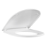 WC-Sitz 'Euro Keramik' mit Absenkautomatik weiß Duroplast