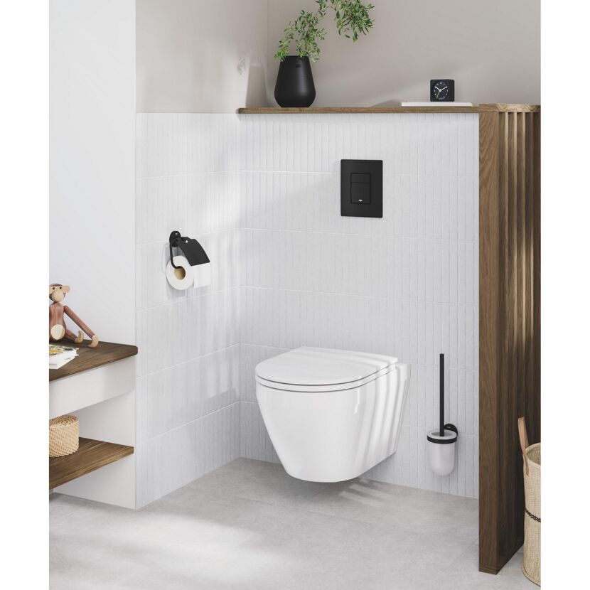 WC-Sitz 'Euro Keramik' mit Absenkautomatik weiß Duroplast
