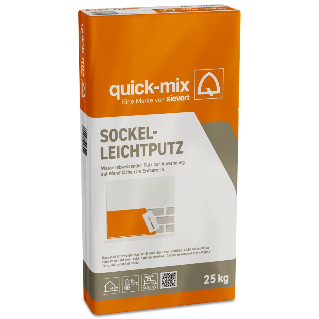Sockelleichtputz 25 kg