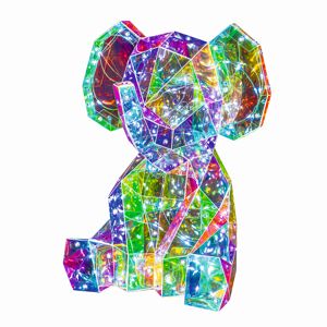 LED-Dekofigur Elefant 30 cm