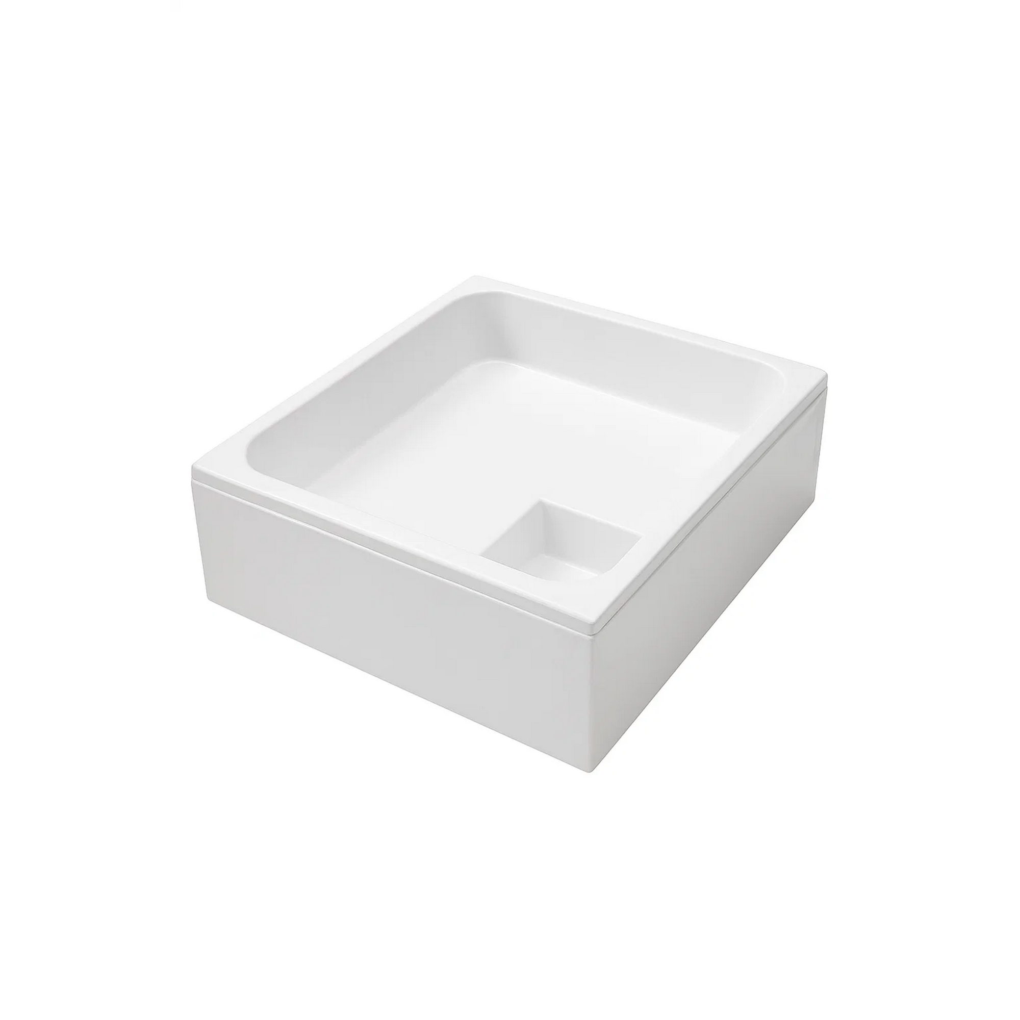 Duschwannenträger zu Stahlduschwanne weiß 80 x 80 x 15 cm