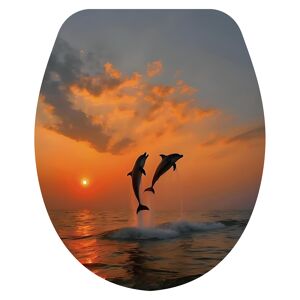 WC-Sitz 'Delfine' mit Absenkautomatik