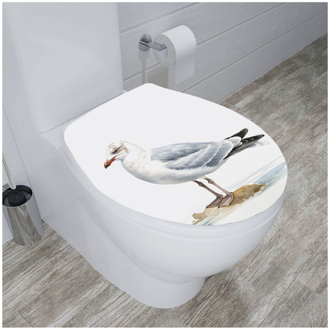 WC-Sitz 'Möwe' mit Absenkautomatik
