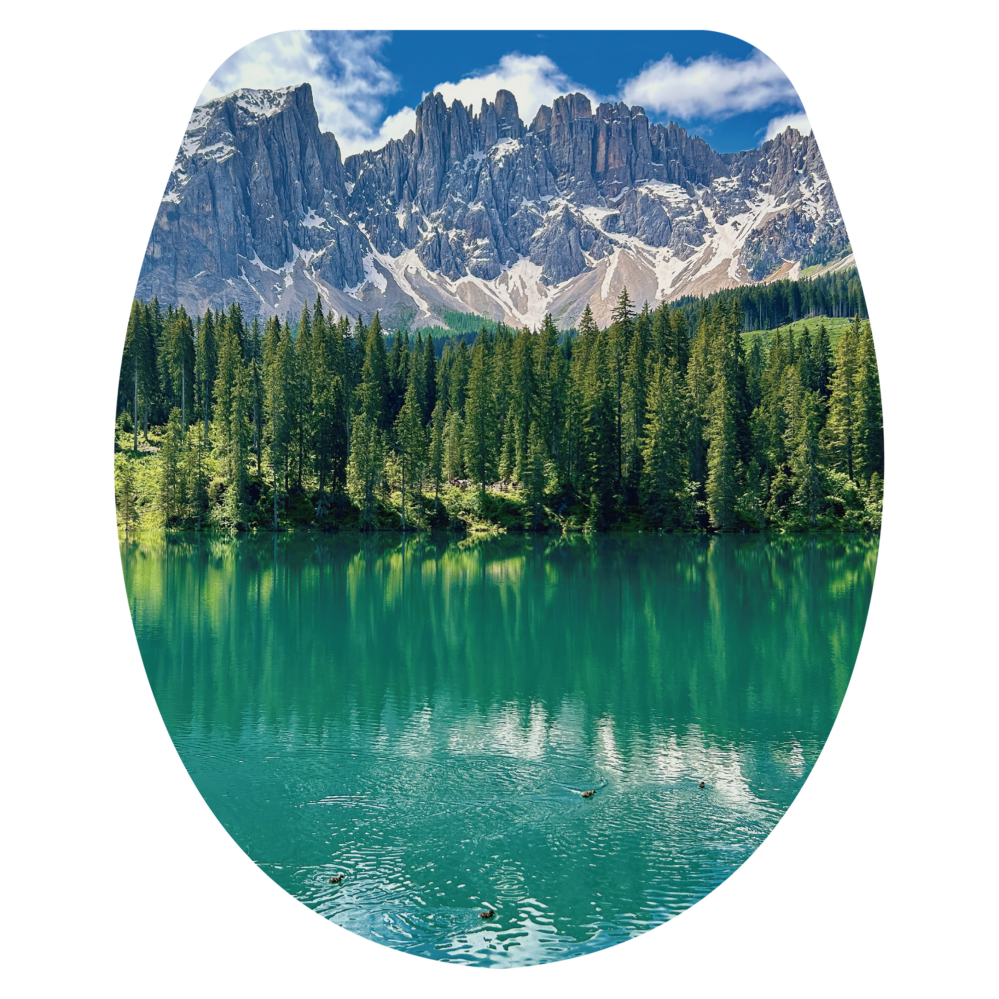 WC-Sitz 'See' mit Absenkautomatik