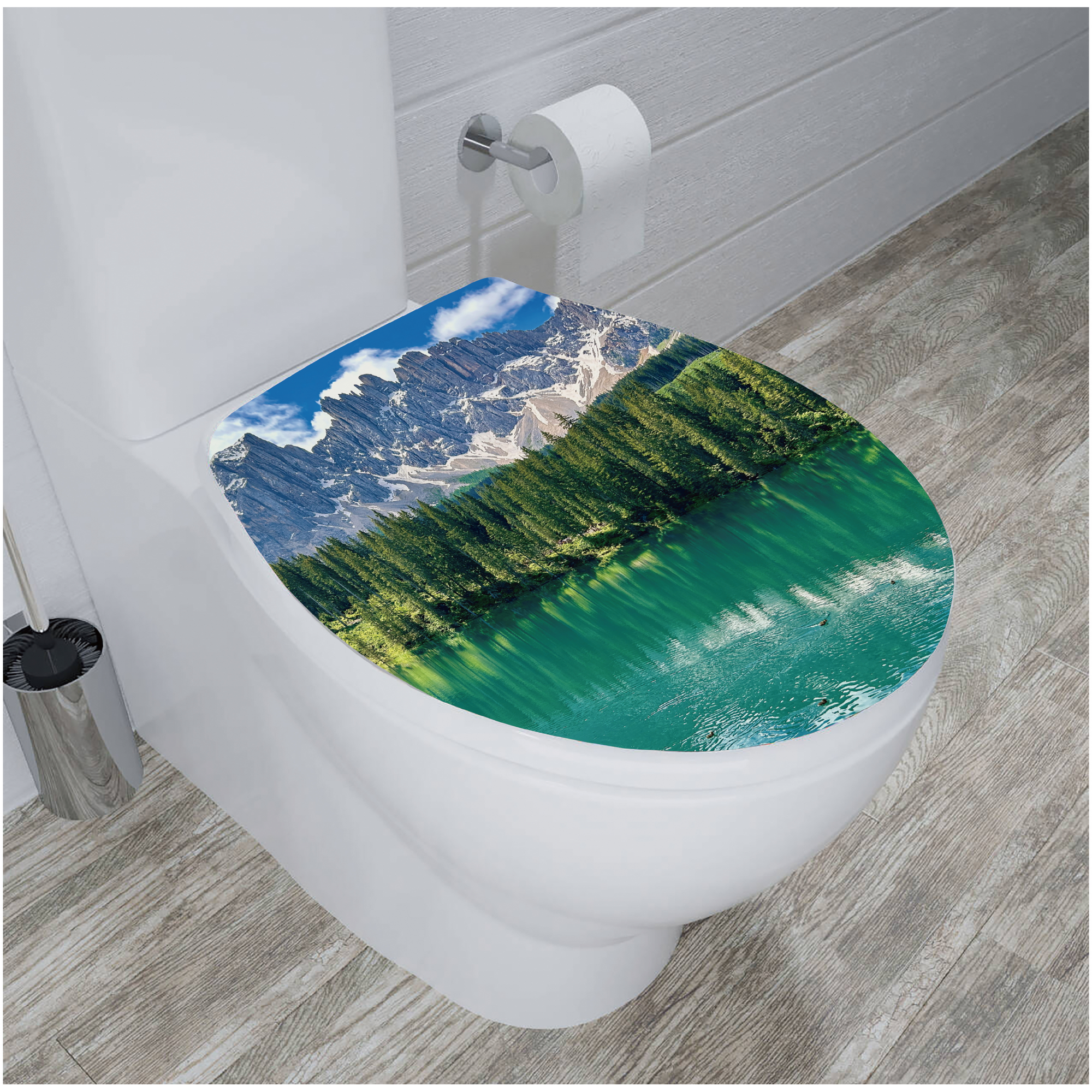 WC-Sitz 'See' mit Absenkautomatik