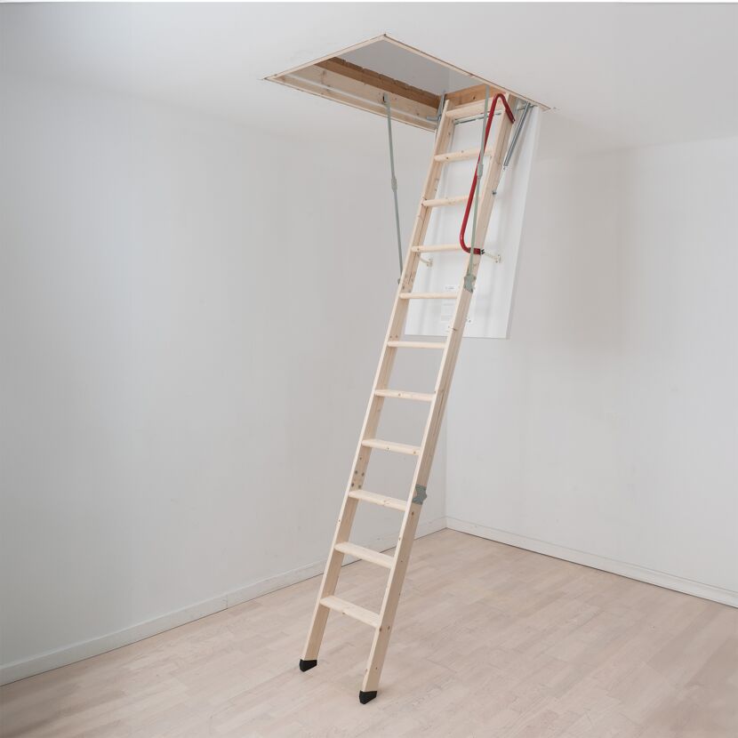 Dachbodentreppe 'Easyloft' Fichte isoliert 130 x 70 cm