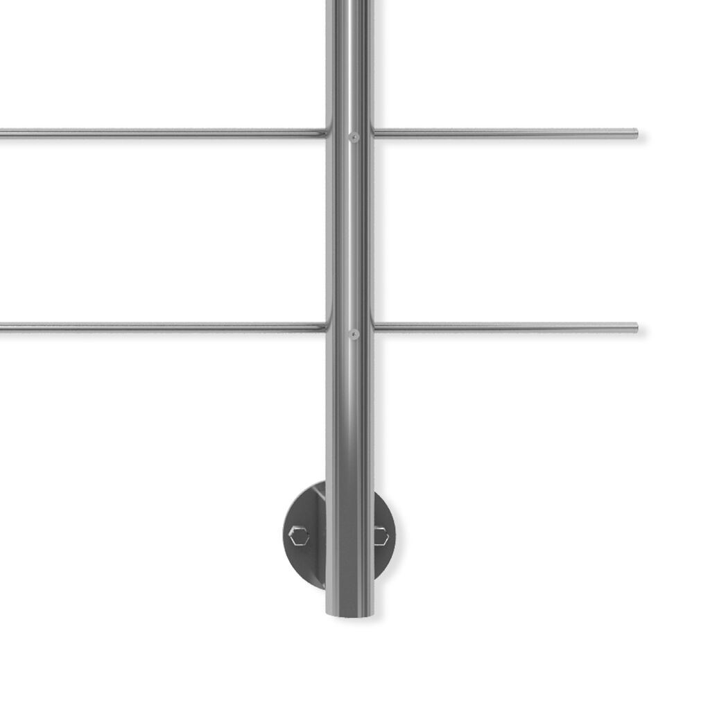 Geländerset 'PS 501' Edelstahl 150 cm Bodenmontage