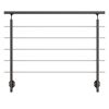 Geländerset 'PS 151' anthrazit 150 cm Bodenmontage