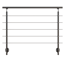 Geländerset 'PS 151' anthrazit 150 cm Bodenmontage