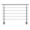 Geländerset 'PS 011' Aluminium 150 cm Bodenmontage