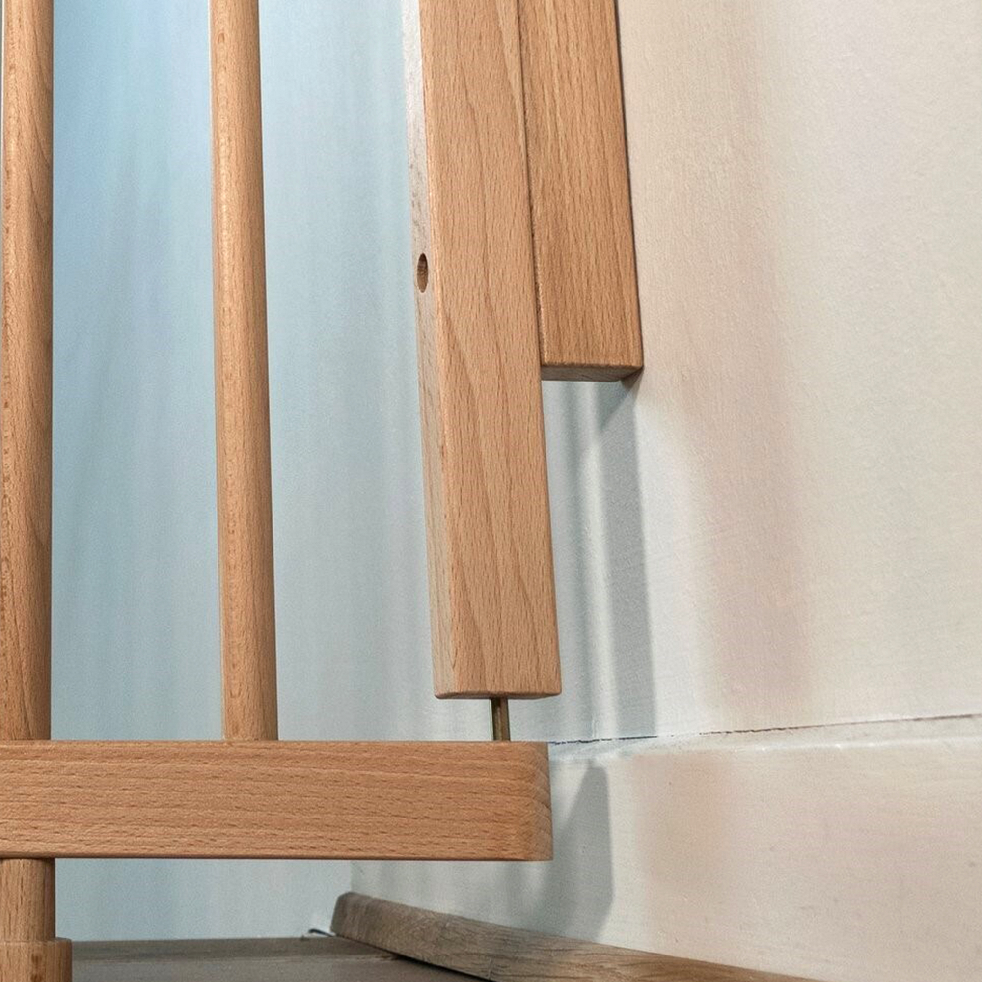 Treppenschutzgitter 'Jonas' Holz 74,5 - 114 cm