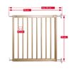 Kindersicherheitsgitter 'Leo' Holz 78 - 85 cm
