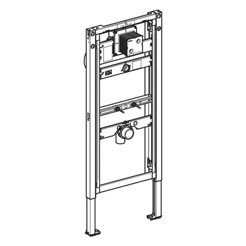Element 'Duofix' für Urinal 112-130 cm universell
