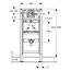 Element 'Duofix' für Urinal 112-130 cm universell