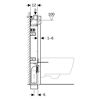 KombifixBasic-Element für Wand-WC 108 cm mit Delta Unterspülkasten