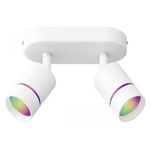 LED-Wohnraumstrahler 'Nalo' 2-flammig weiß