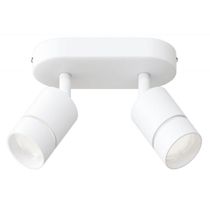 LED-Wohnraumstrahler 'Nalo' 2-flammig weiß