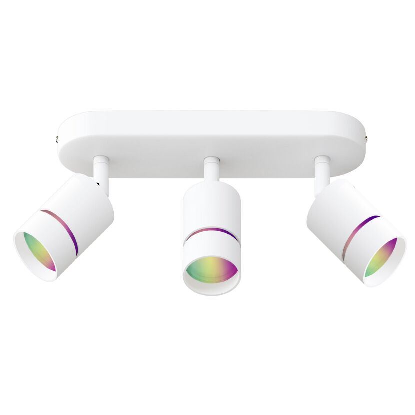 LED-Wohnraumstrahler 'Nalo' 3-flammig weiß