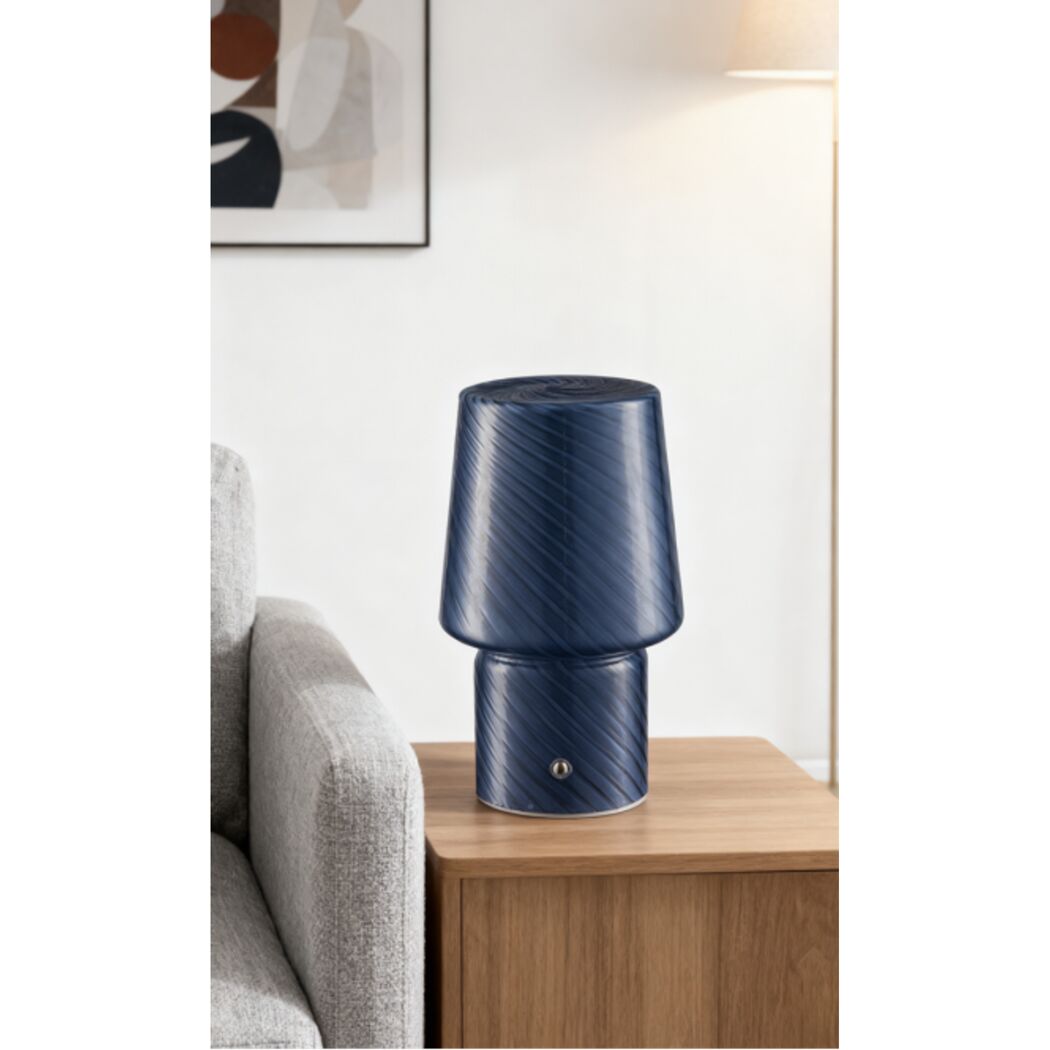 LED-Tischlampe 'Luca' dimmbar warmweiß Ø 12,6 x 21,5 cm