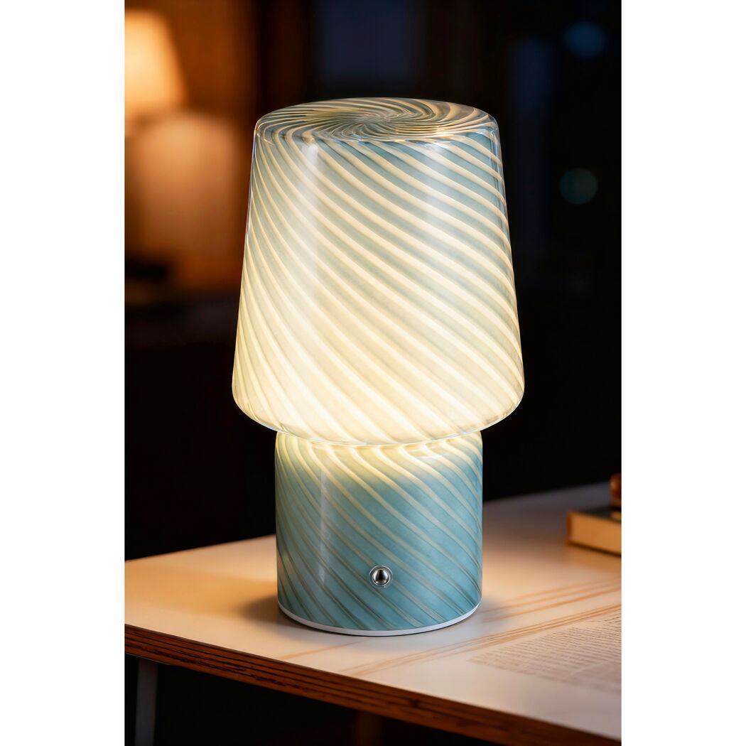 LED-Tischlampe 'Luca' dimmbar warmweiß Ø 12,6 x 21,5 cm