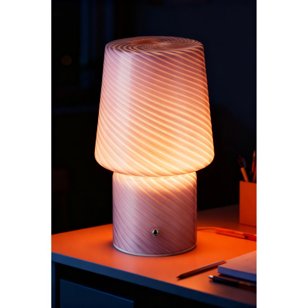 LED-Tischlampe 'Luca' dimmbar warmweiß Ø 12,6 x 21,5 cm