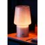Akku-LED-Tischleuchte 'Luca' rosa mit USB-Ladekabel  Ø 12,6 x 21,5 cm