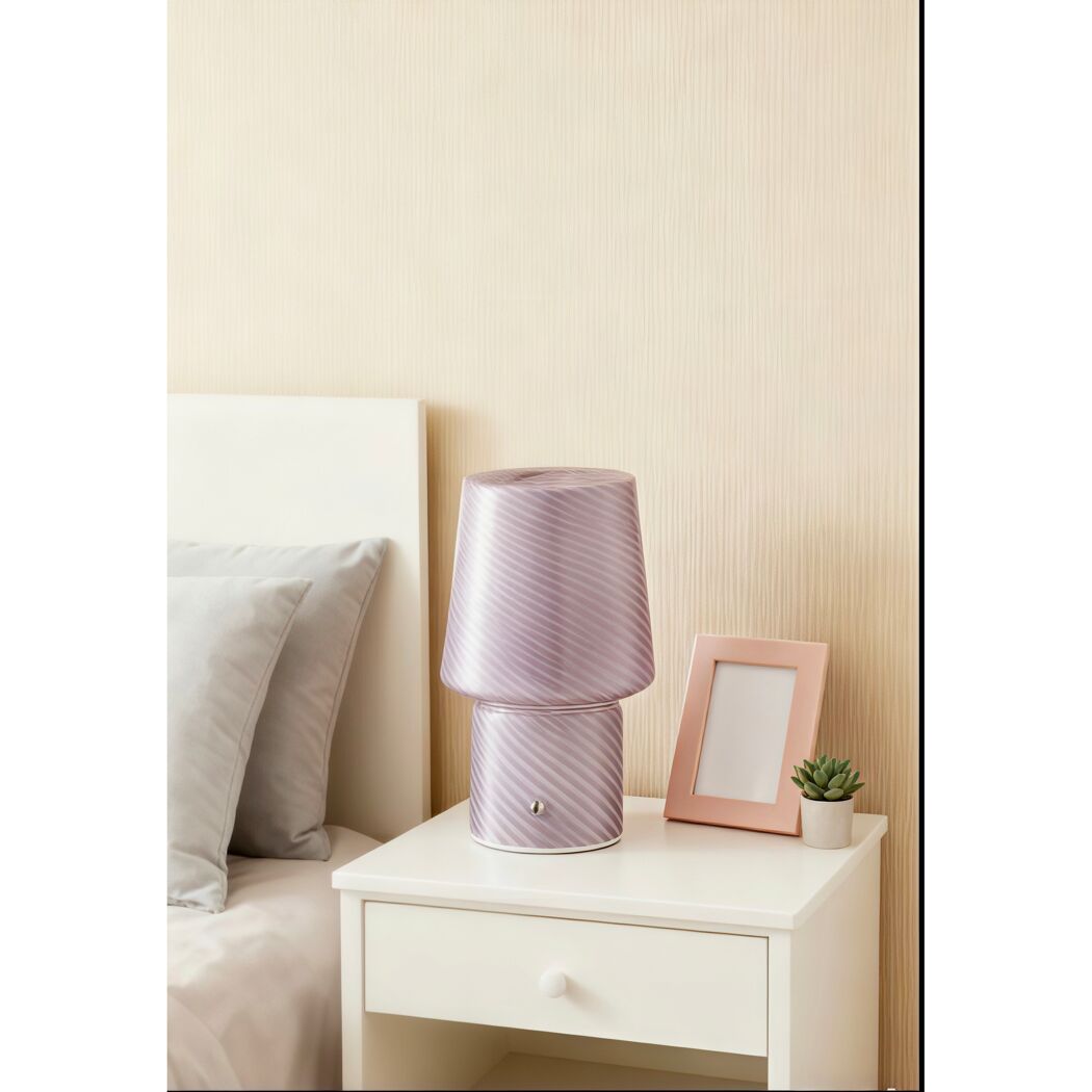 LED-Tischlampe 'Luca' dimmbar warmweiß Ø 12,6 x 21,5 cm