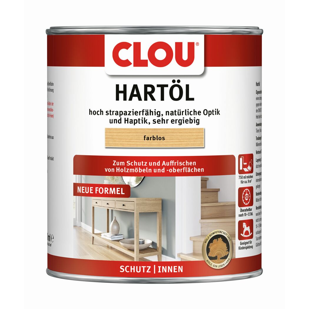 Hartöl farblos 750 ml