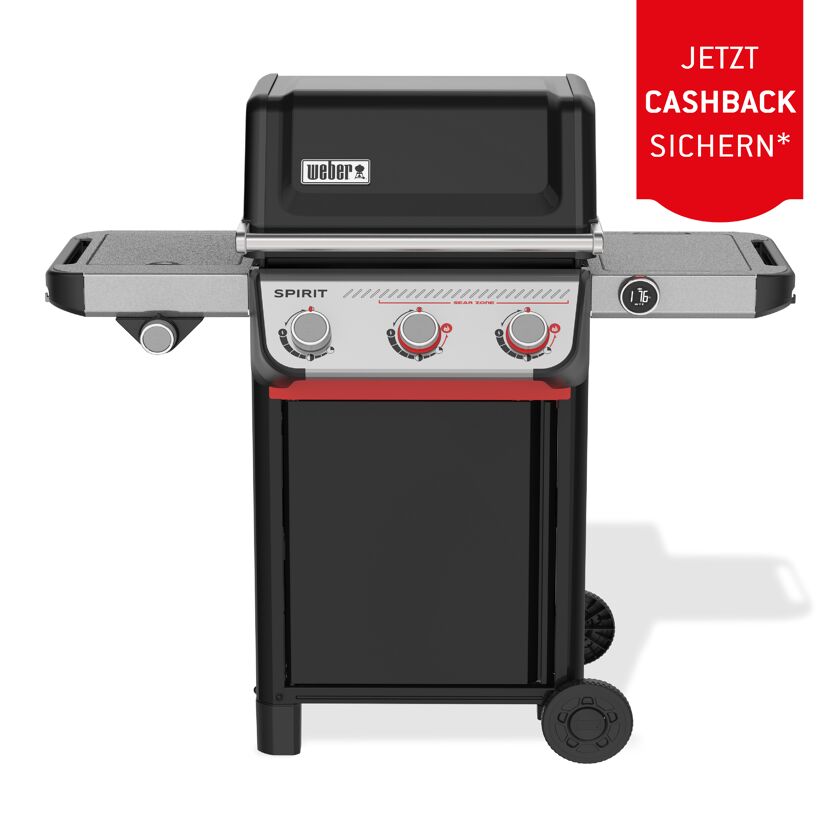 Gasgrill 'Spirit EX-335' schwarz mit Seitenkocher
