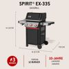 Gasgrill 'Spirit EX-335' schwarz mit Seitenkocher
