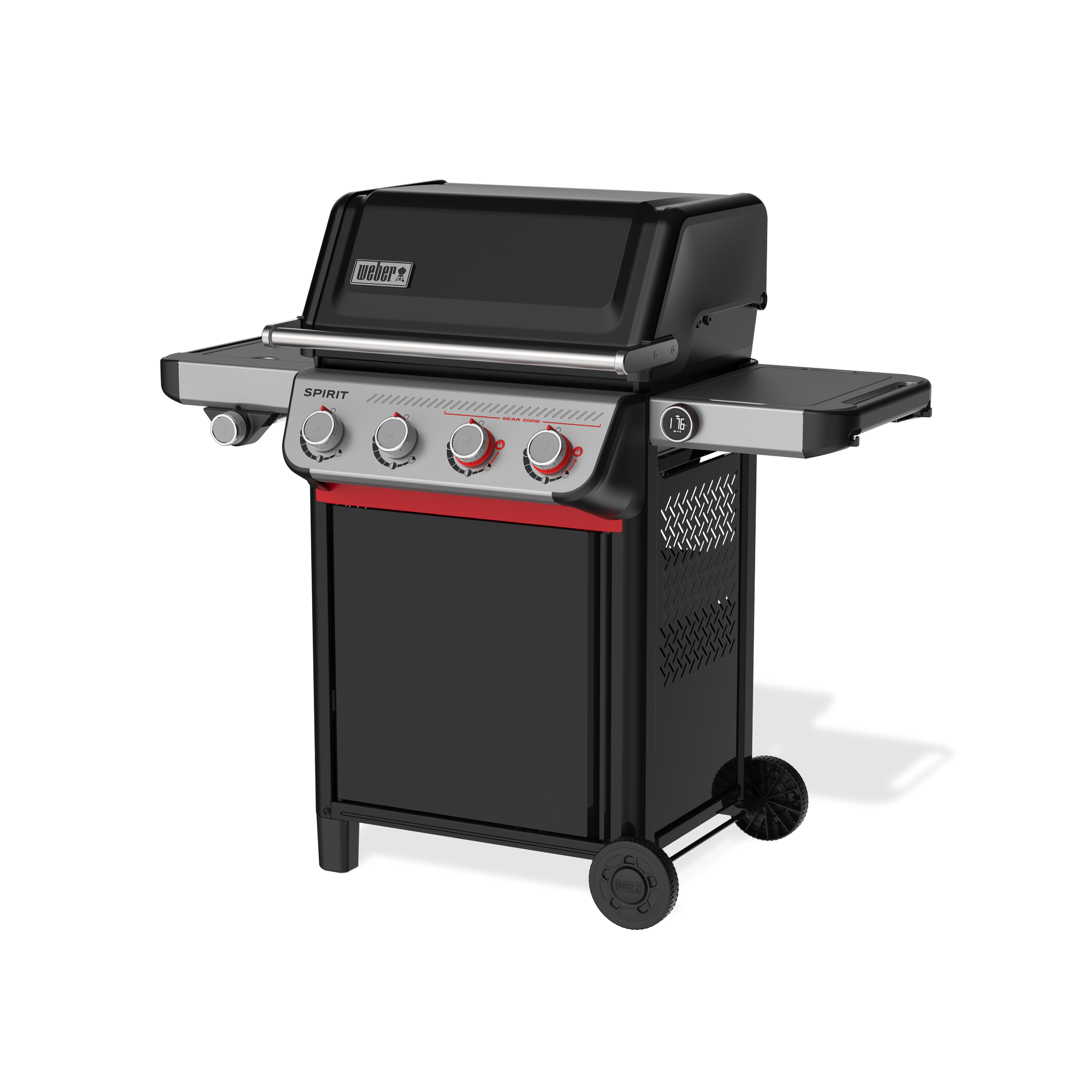 Gasgrill 'Spirit EX-435' schwarz mit Seitenkocher