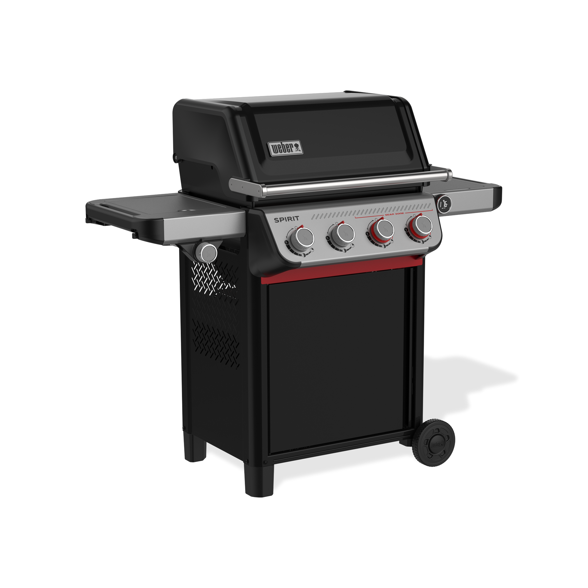 Gasgrill 'Spirit EX-435' schwarz mit Seitenkocher