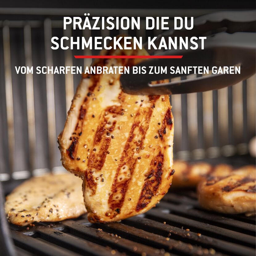 Gasgrill 'Spirit EX-435' schwarz mit Seitenkocher