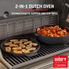 Gasgrill 'Spirit EX-435' schwarz mit Seitenkocher