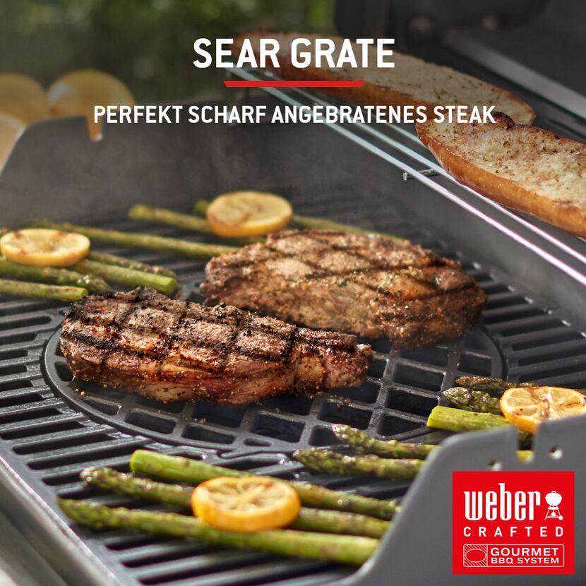 Gasgrill 'Spirit EX-435' schwarz mit Seitenkocher