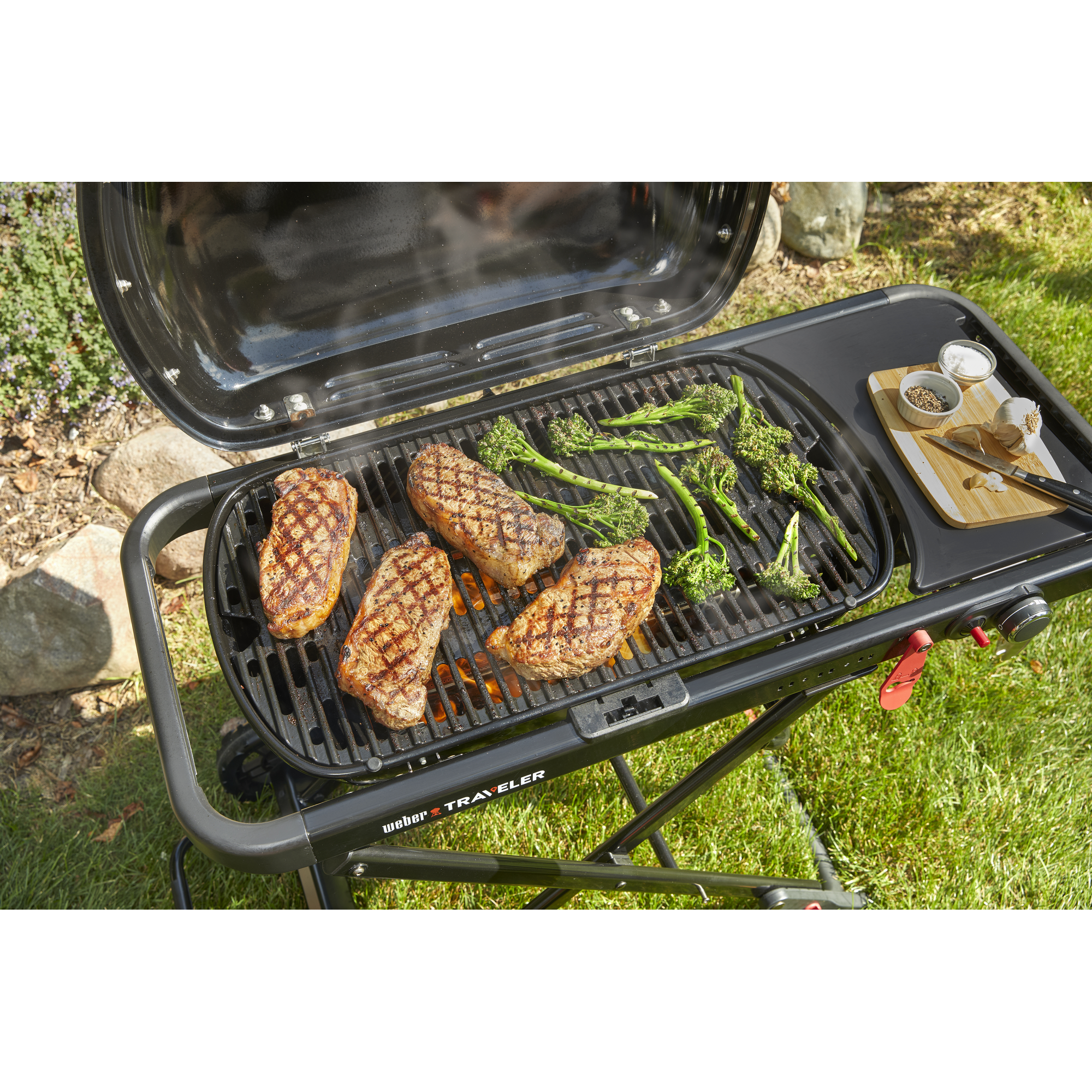 Gasgrill 'Traveler' schwarz 94 x 111 x 58,5 cm