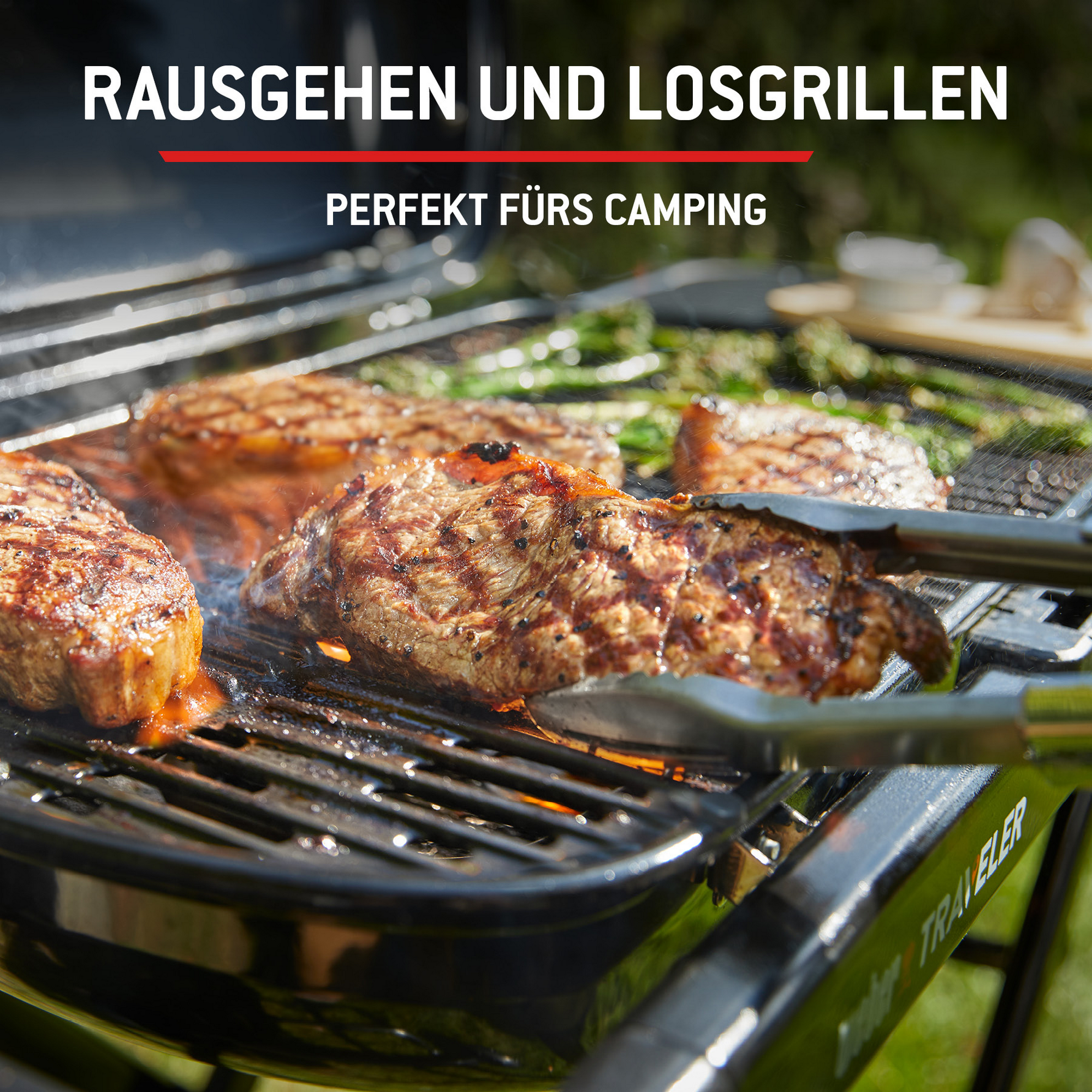 Gasgrill 'Traveler' schwarz 94 x 111 x 58,5 cm