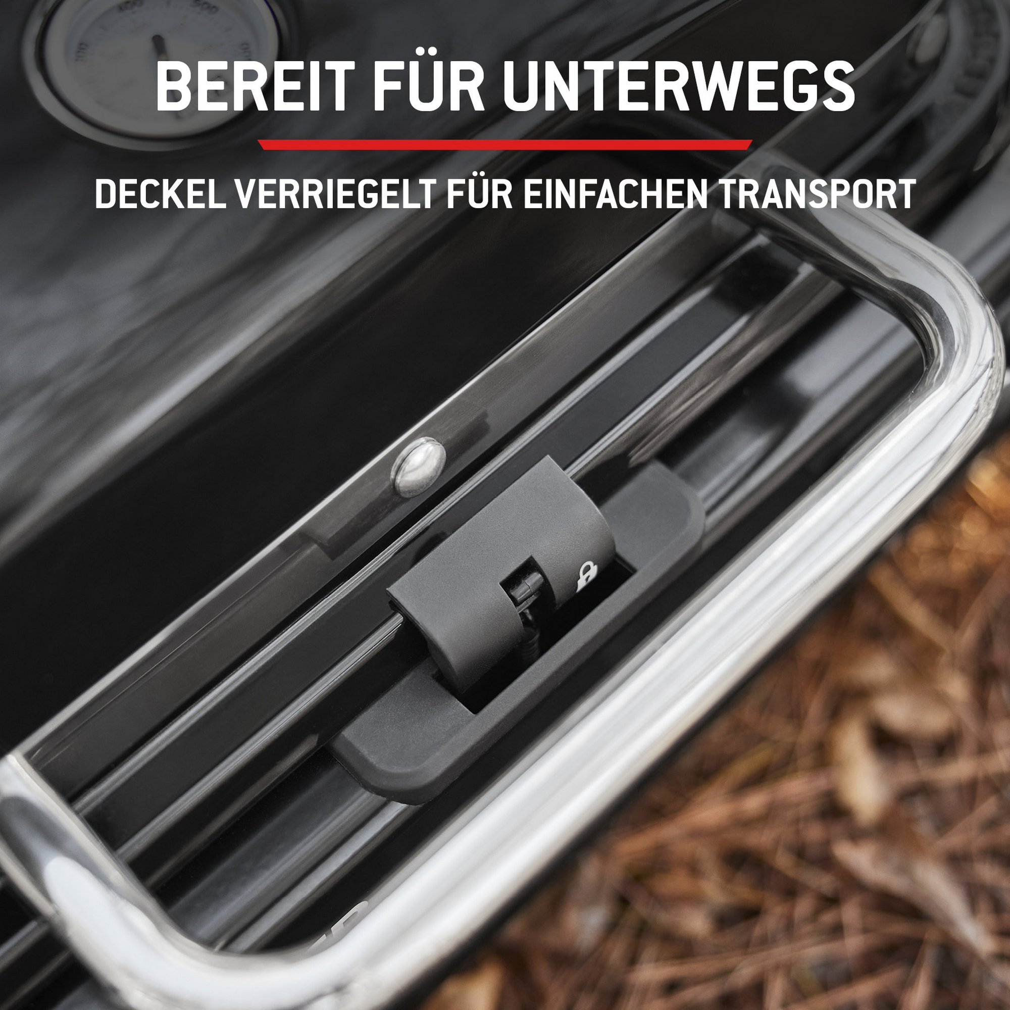 Gasgrill 'Traveler' schwarz 94 x 111 x 58,5 cm