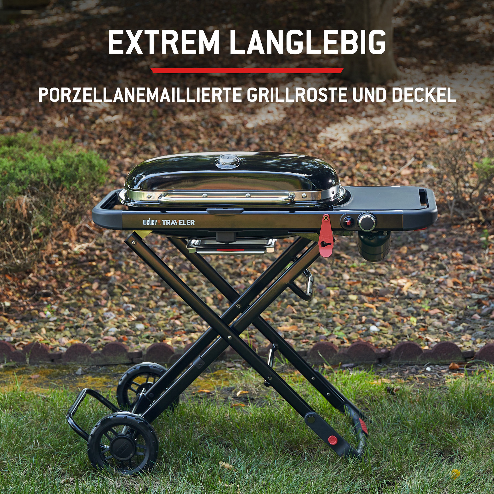 Gasgrill 'Traveler' schwarz 94 x 111 x 58,5 cm