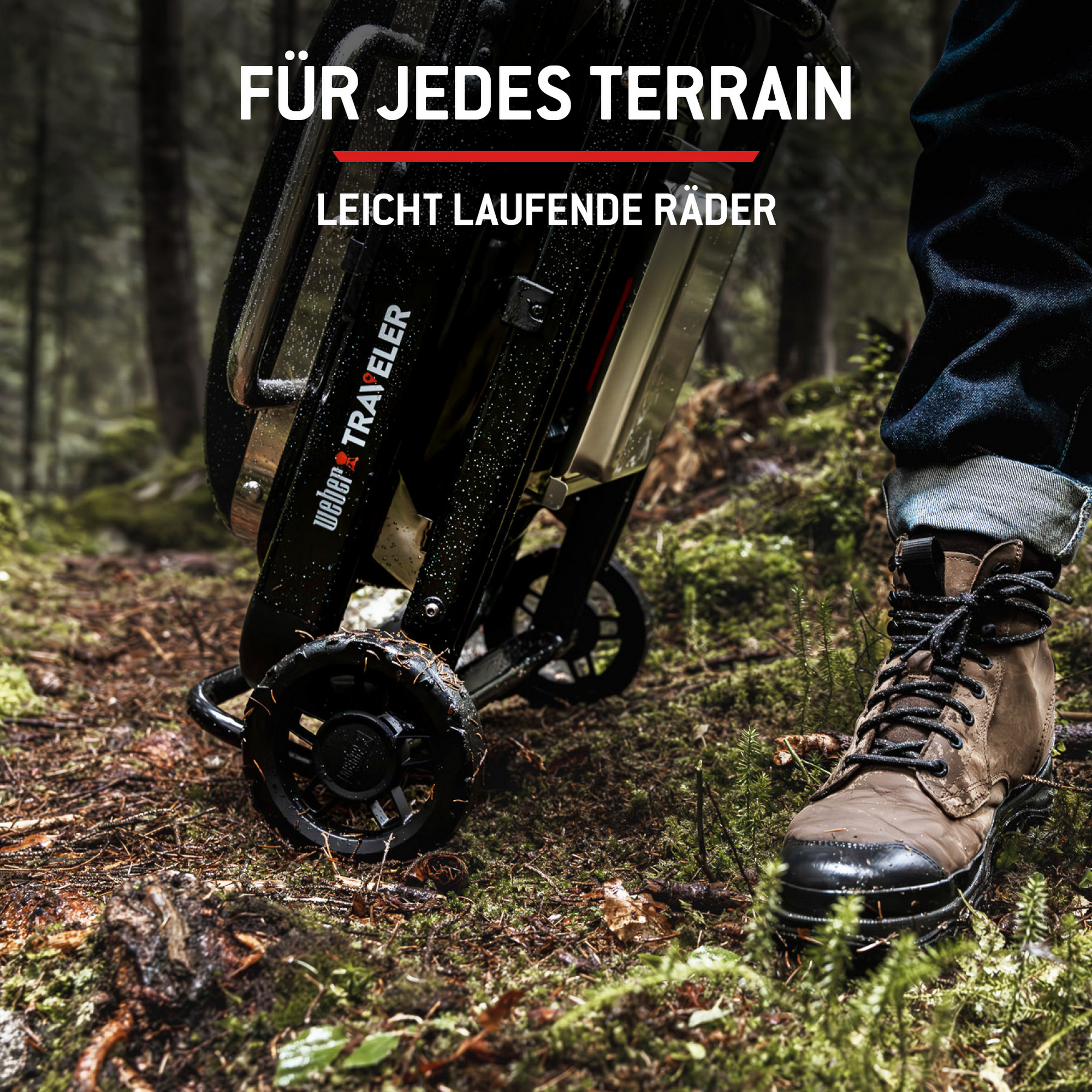 Gasgrill 'Traveler' schwarz 94 x 111 x 58,5 cm