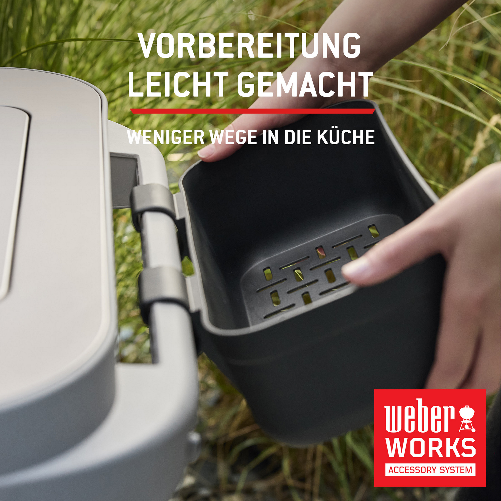 Holzkohlegrill 'Perfomer' schwarz 102 x 71 x 114 cm