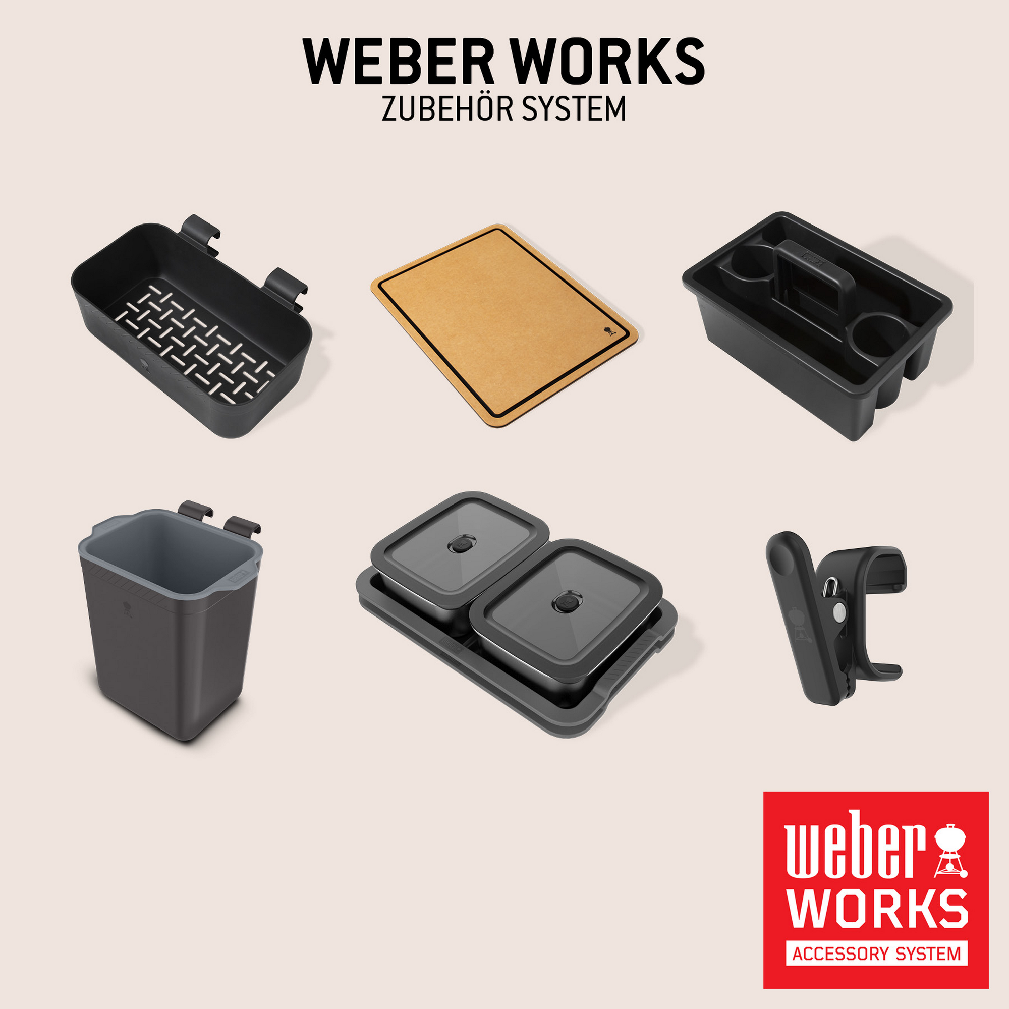 Holzkohlegrill 'Perfomer' schwarz 102 x 71 x 114 cm